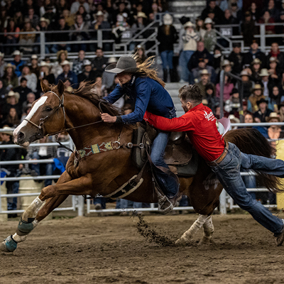 Fwst rodeo portrait de cowboy Fanny