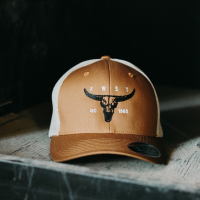 Casquette tête de boeuf - brune